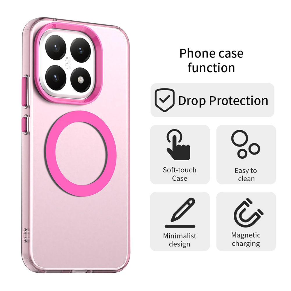 Étui MagSafe pour Xiaomi 15T, Techsuit, CandyCase, Rose