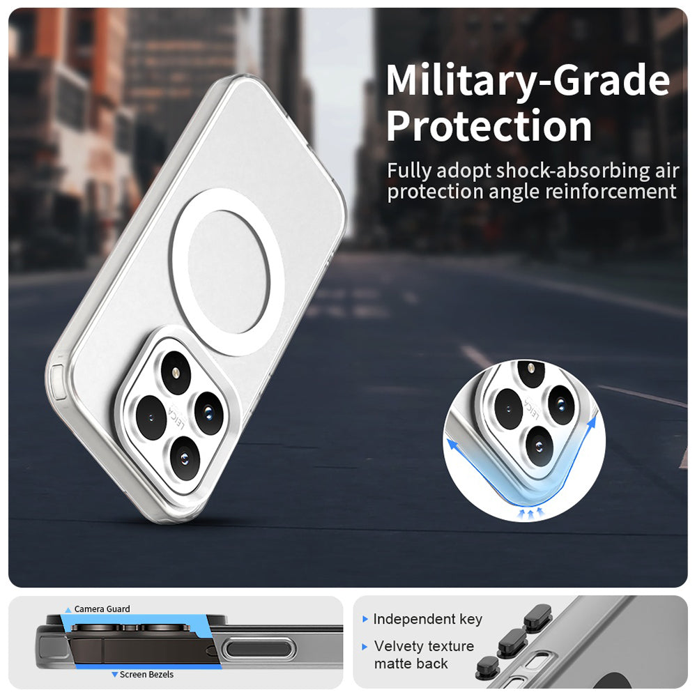 Housse MagSafe pour Xiaomi 17, Techsuit, CandyCase, Blanche