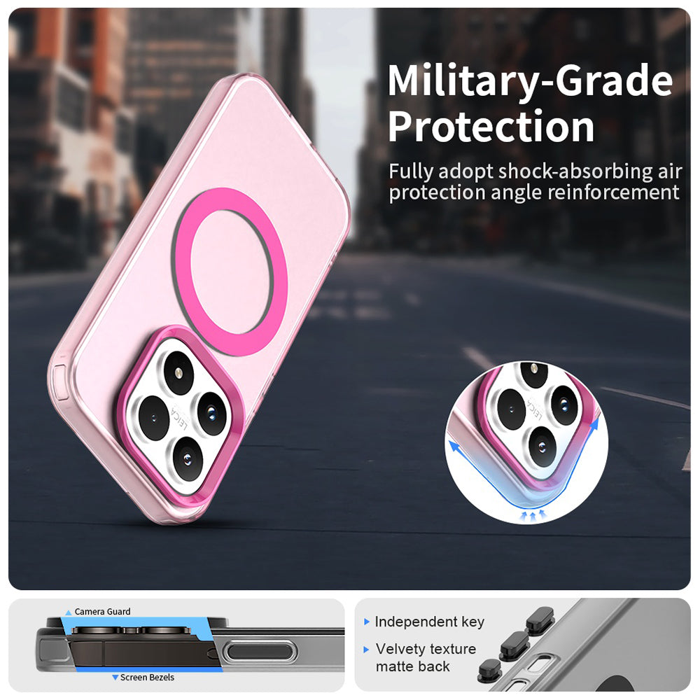 Étui MagSafe pour Xiaomi 17, Techsuit, CandyCase, Rose