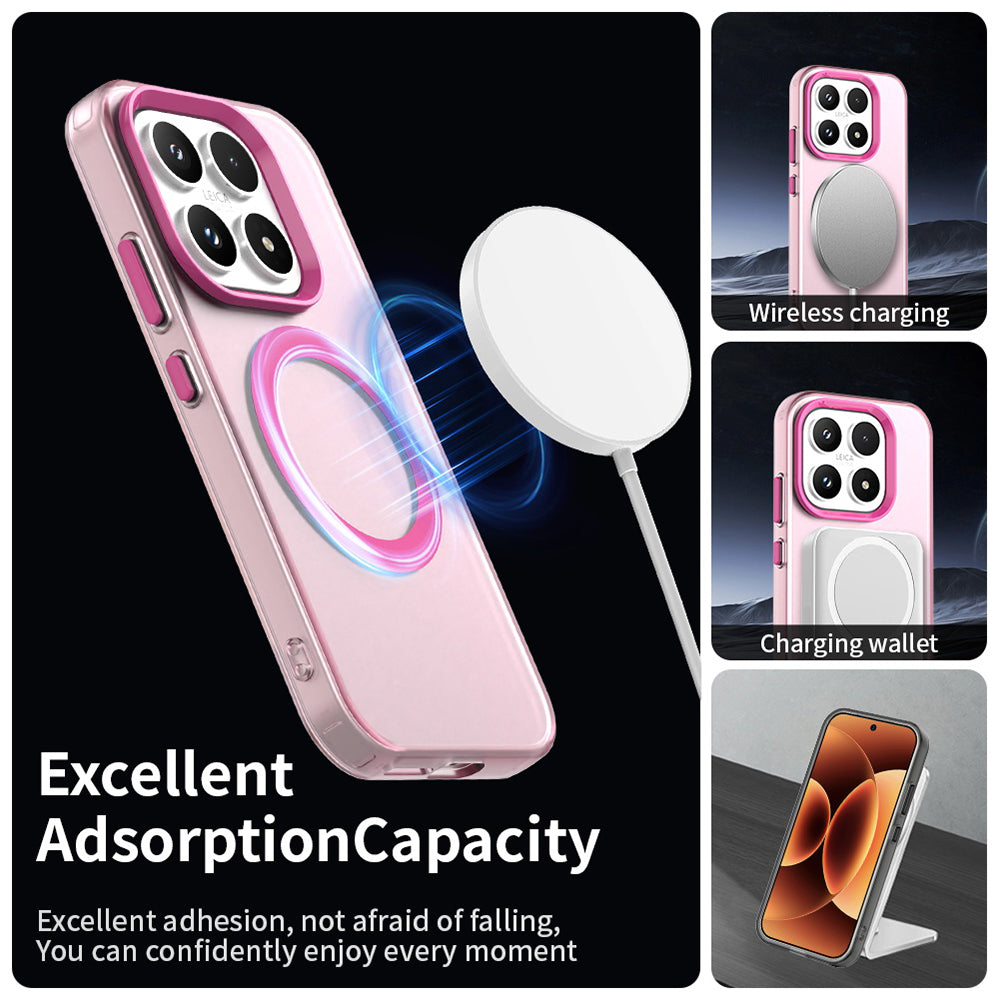 Étui MagSafe pour Xiaomi 17, Techsuit, CandyCase, Rose