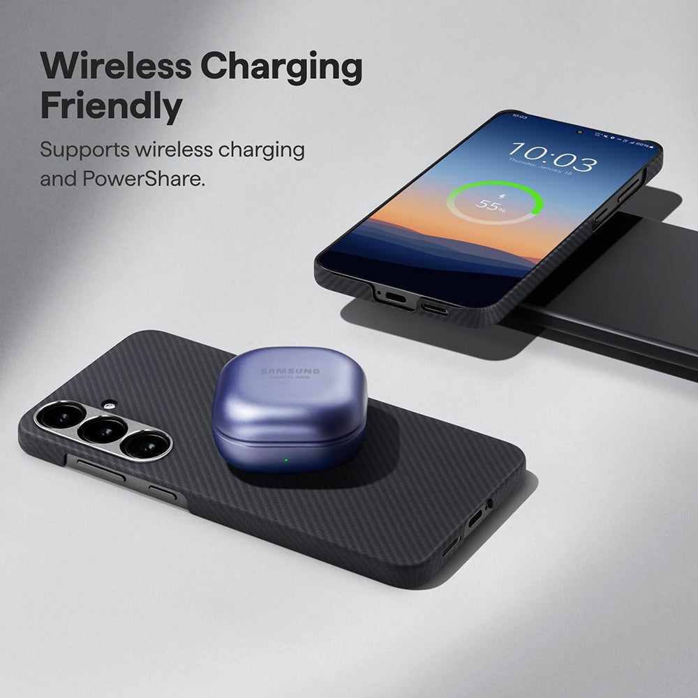 Coque MagSafe pour Xiaomi 17 Ultra, Techsuit, Fibre d'Aramid, Noire