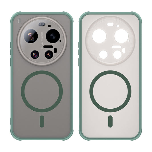 Coque MagSafe pour Xiaomi 17 Ultra, Techsuit, HaloFrost II, Vert