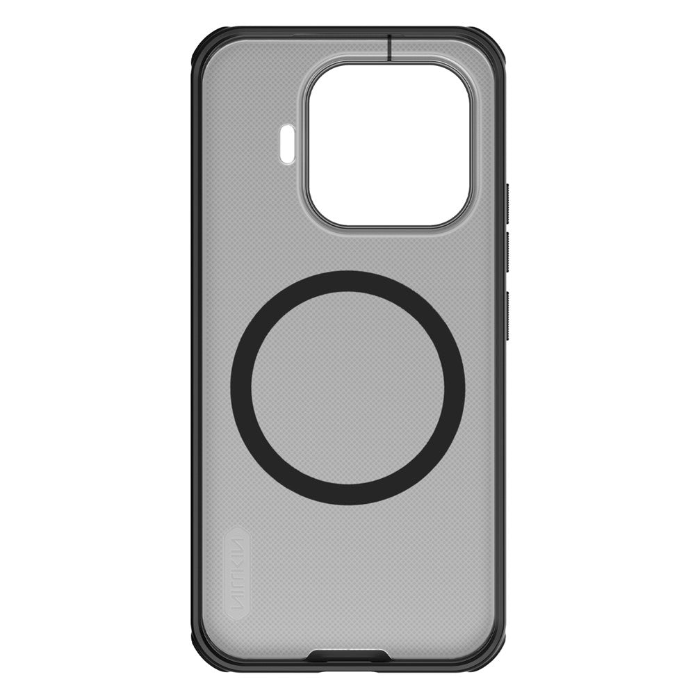 Coque MagSafe pour Xiaomi 17T, Nillkin, Super Shield Pro, Noire Transparente Satinée