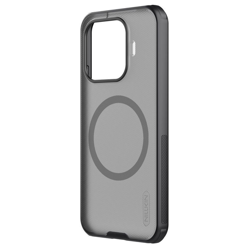 Coque MagSafe pour Xiaomi 17T, Nillkin, Super Shield Pro, Noire Transparente Satinée