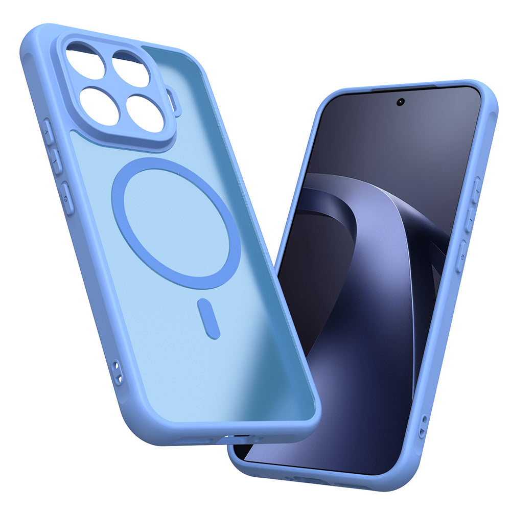 Coque MagSafe pour Xiaomi 17T Pro, Techsuit, HaloFrost II, Bleue