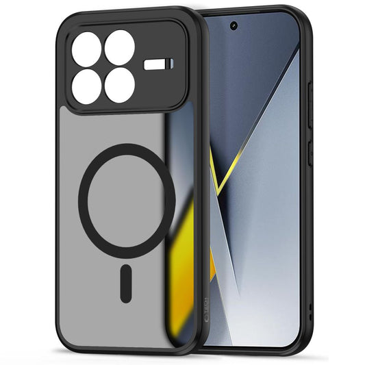 Étui MagSafe pour Xiaomi Poco F8 Pro, Tech-Protect, Magmat, Noir
