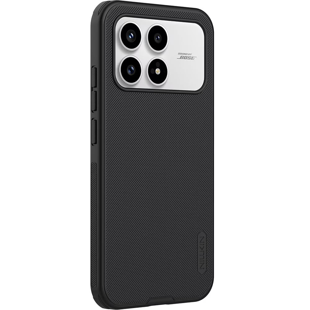 Coque MagSafe pour Xiaomi Poco F8 Pro, Nillkin, Super Shield Pro, Noir Satiné