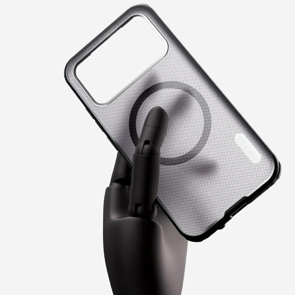 Coque MagSafe pour Xiaomi Poco F8 Pro, Nillkin, Super Shield Pro, Noire Transparente Satinée