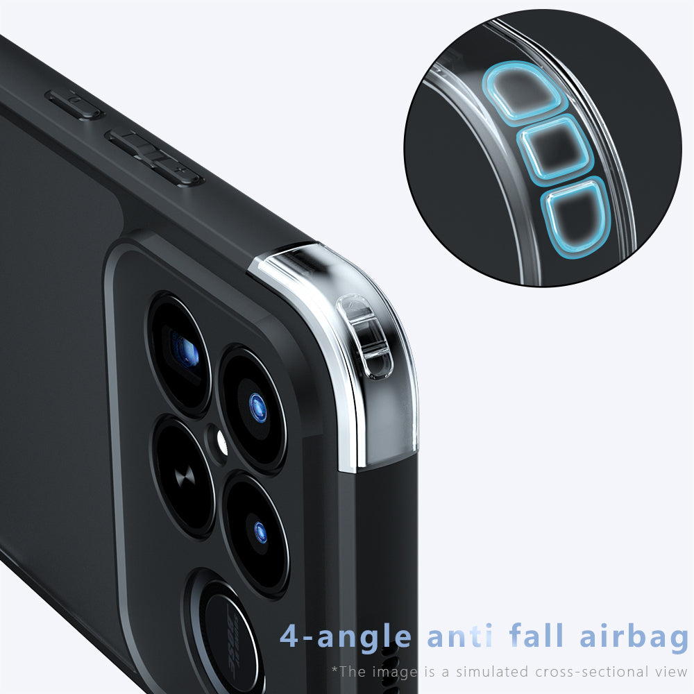 Étui MagSafe pour Xiaomi Poco F8 Ultra, Techsuit, PureFrost, Noir Satiné