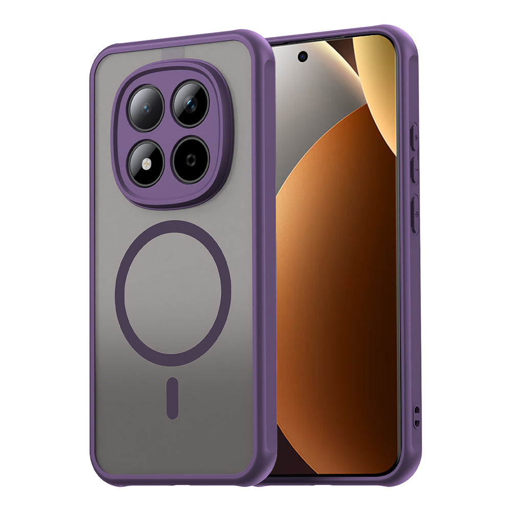 Étui MagSafe pour Xiaomi Poco M8 Pro / Redmi Note 15 Pro+ 5G, Techsuit, HaloFrost II, Violet