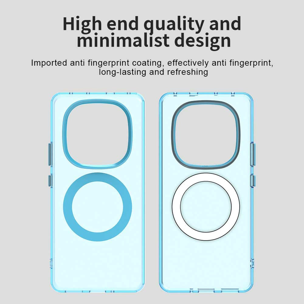 Coque MagSafe pour Xiaomi Poco X7 / Redmi Note 14 Pro 5G, Techsuit, CandyCase, Bleue