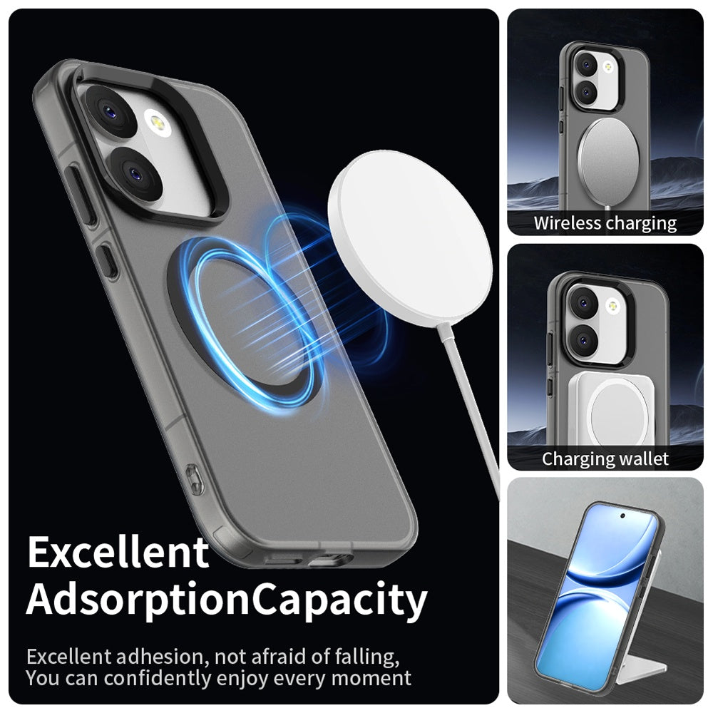 Coque MagSafe pour Xiaomi Poco X8 Pro, Techsuit, CandyCase, Noire
