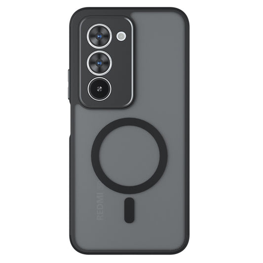 Étui MagSafe pour Xiaomi Redmi 15 5G / 15 4G, Techsuit, PureFrost, Noir Satiné