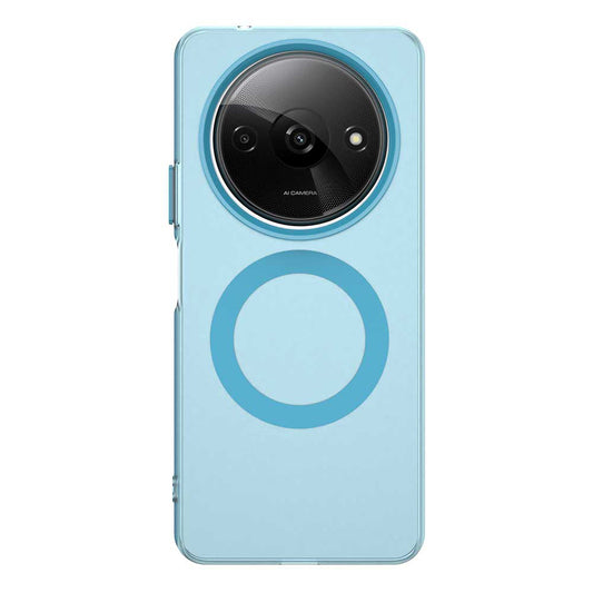 Coque MagSafe pour Xiaomi Redmi A3x / A3, Techsuit, CandyCase, Bleue
