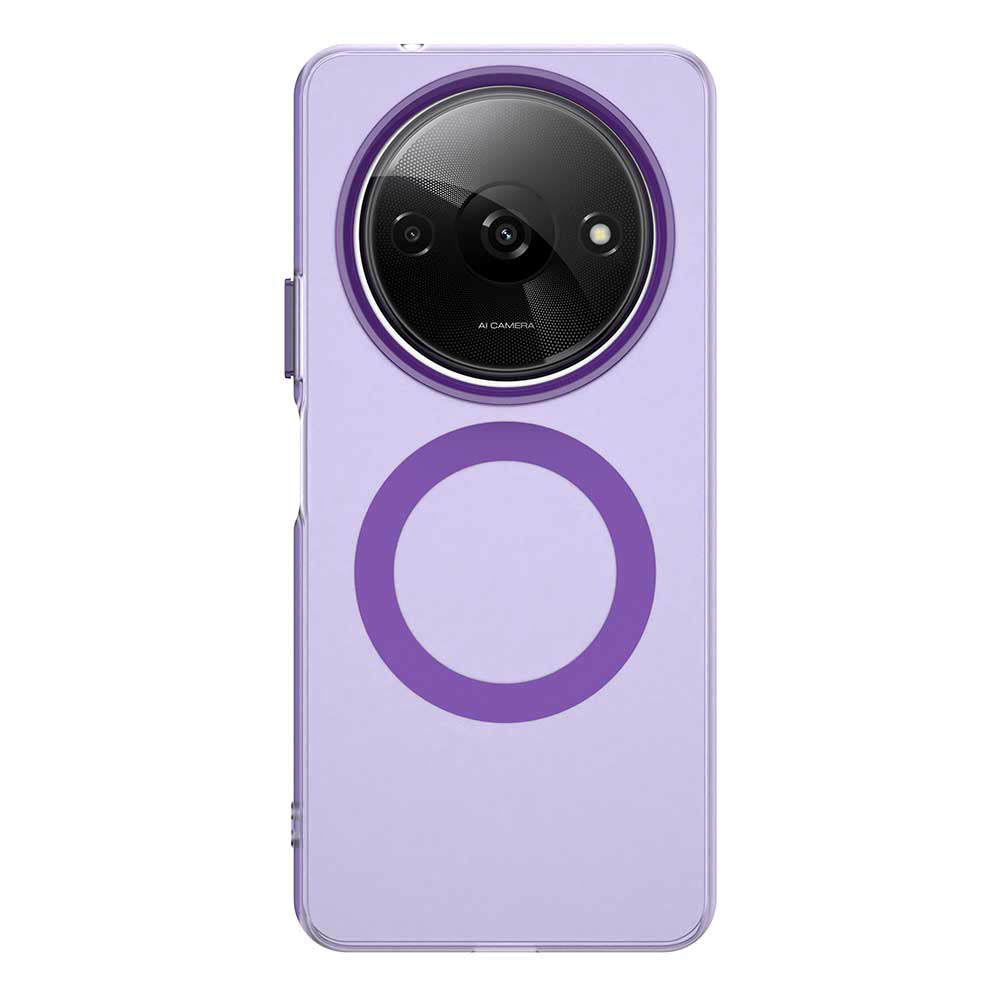 Coque MagSafe pour Xiaomi Redmi A3x / A3, Techsuit, CandyCase, Violet