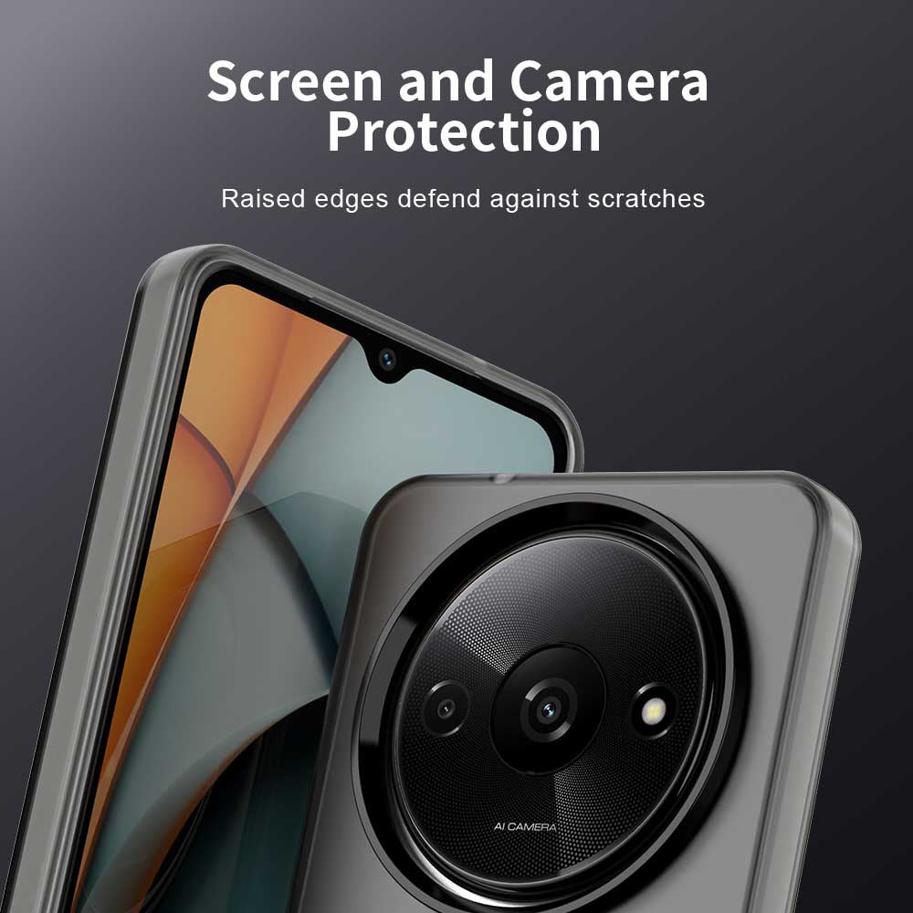 Coque MagSafe pour Xiaomi Redmi A3x / A3, Techsuit, CandyCase, Noire