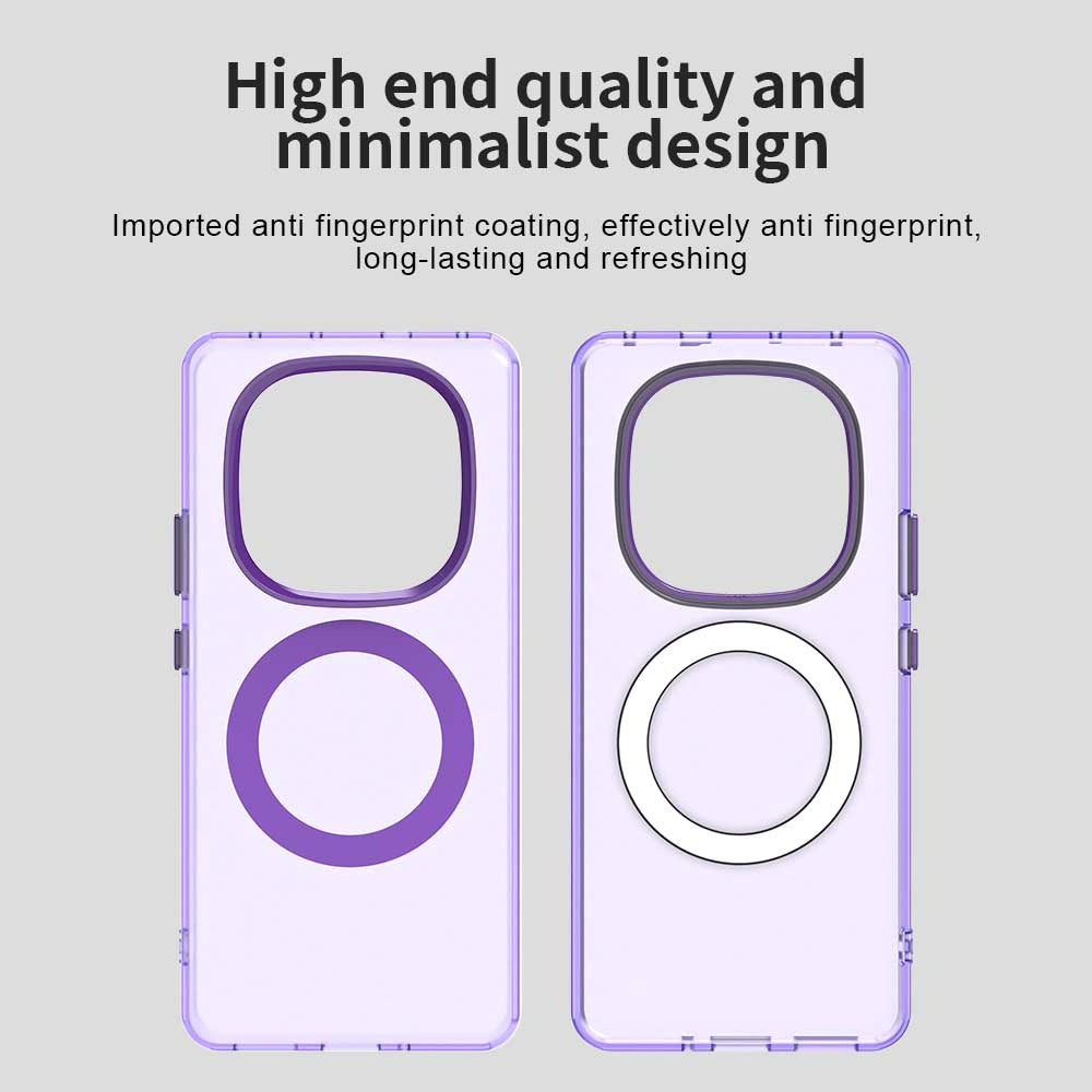 Coque MagSafe pour Xiaomi Redmi Note 14 Pro 4G, Techsuit, CandyCase, Violet