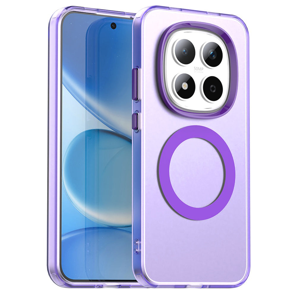 Étui MagSafe pour Xiaomi Redmi Note 15 Pro 5G, Techsuit, CandyCase, Violet