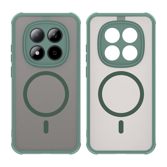 Étui MagSafe pour Xiaomi Redmi Note 15 Pro 5G, Techsuit, HaloFrost II, Vert