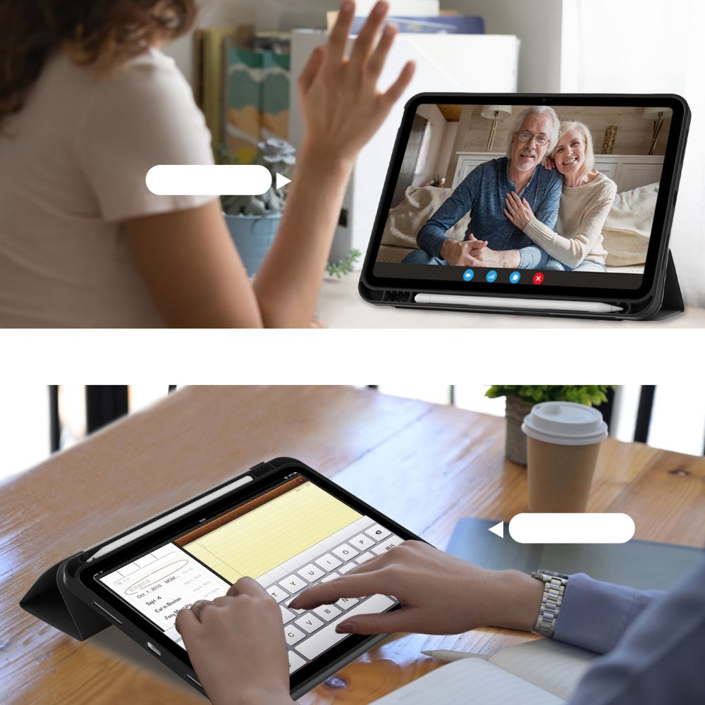 Étui pour Apple iPad (2025) / (2022), Tech-Protect, SC PEN, Noir