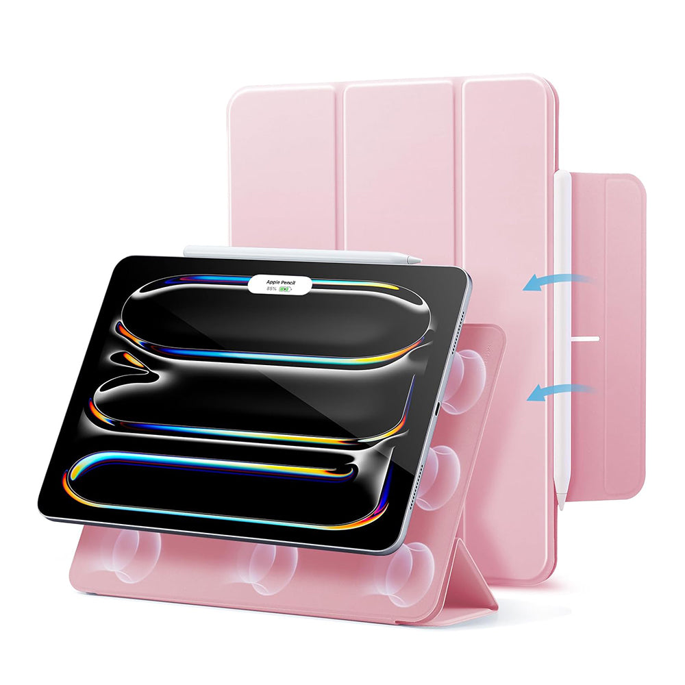 Coque pour Apple iPad Pro 13 (2024), ESR, Rebound, Rose, Reconditionnée