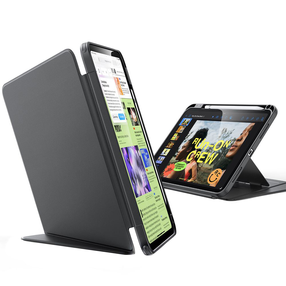 Coque pour Apple iPad Air 11 (2026) / iPad Air 11 (2025) / Air 11 (2024) / Air (2022) / Air (2020), ESR, Flip Hybrid, Noire