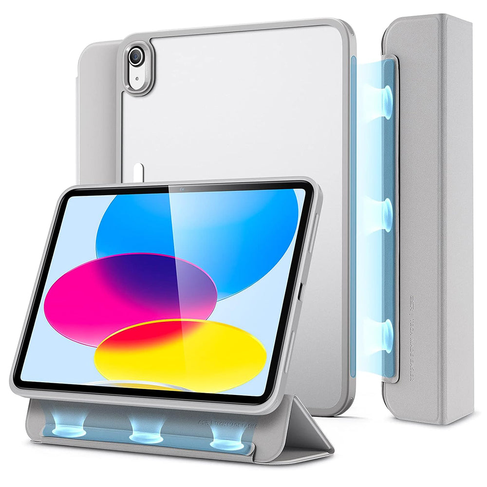 Étui pour Apple iPad (2025) / (2022), ESR, Ascend Hybrid, Gris