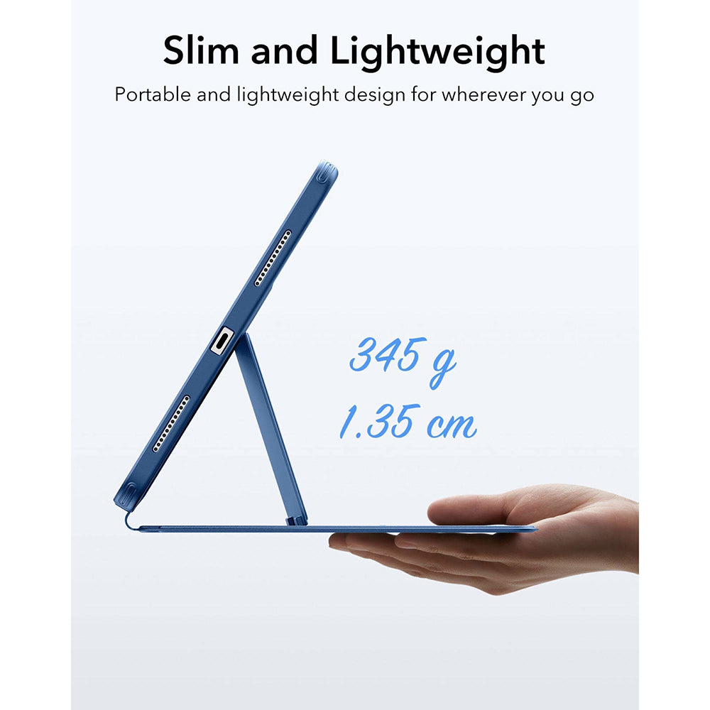 Case for Apple iPad (2025) / (2022), ESR, Flip Hybrid, Blue