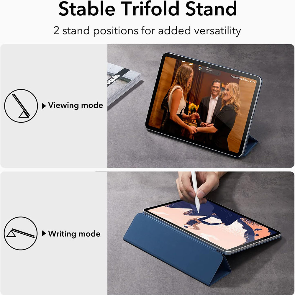 Étui pour Apple iPad (2025) / (2022), ESR, Rebound, Bleu Marine