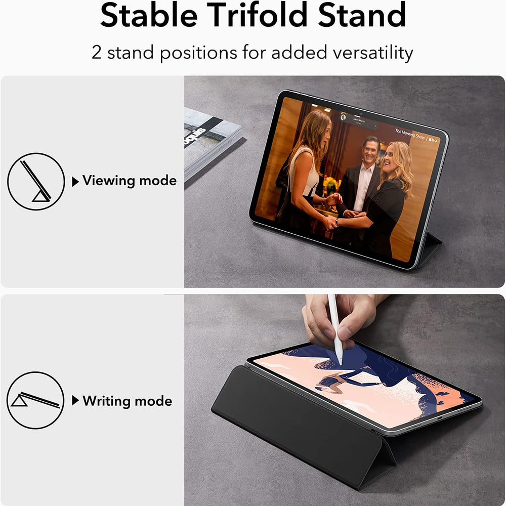 Housse pour Apple iPad (2025) / (2022), ESR, Rebound, Noire