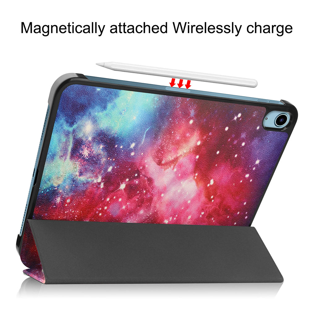 Coque pour Apple iPad (2025) / (2022), Techsuit, FoldPro Butterfly, Multicolore