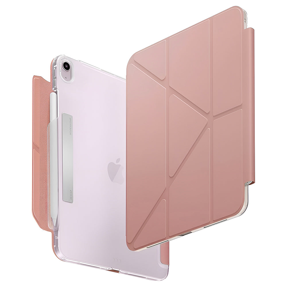 Étui pour Apple iPad (2025), UNIQ, Camden Click, Rose