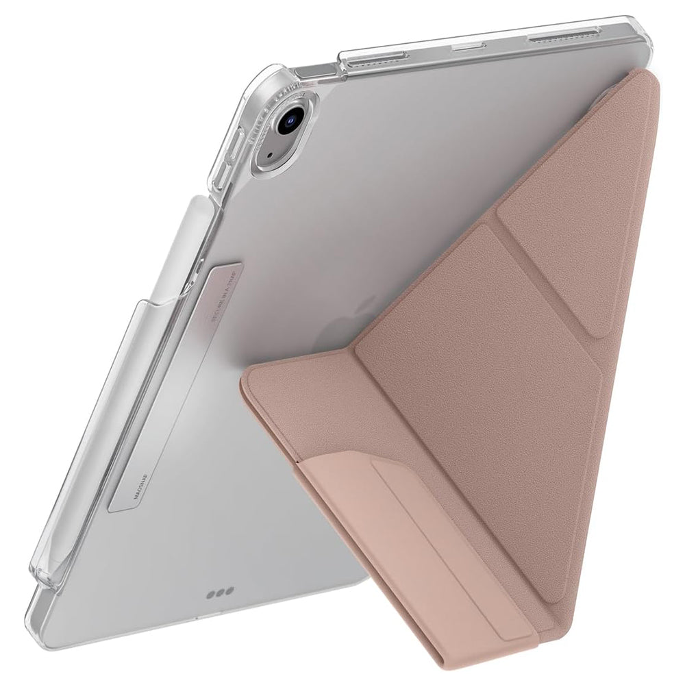Étui pour Apple iPad (2025), UNIQ, Camden Click, Rose