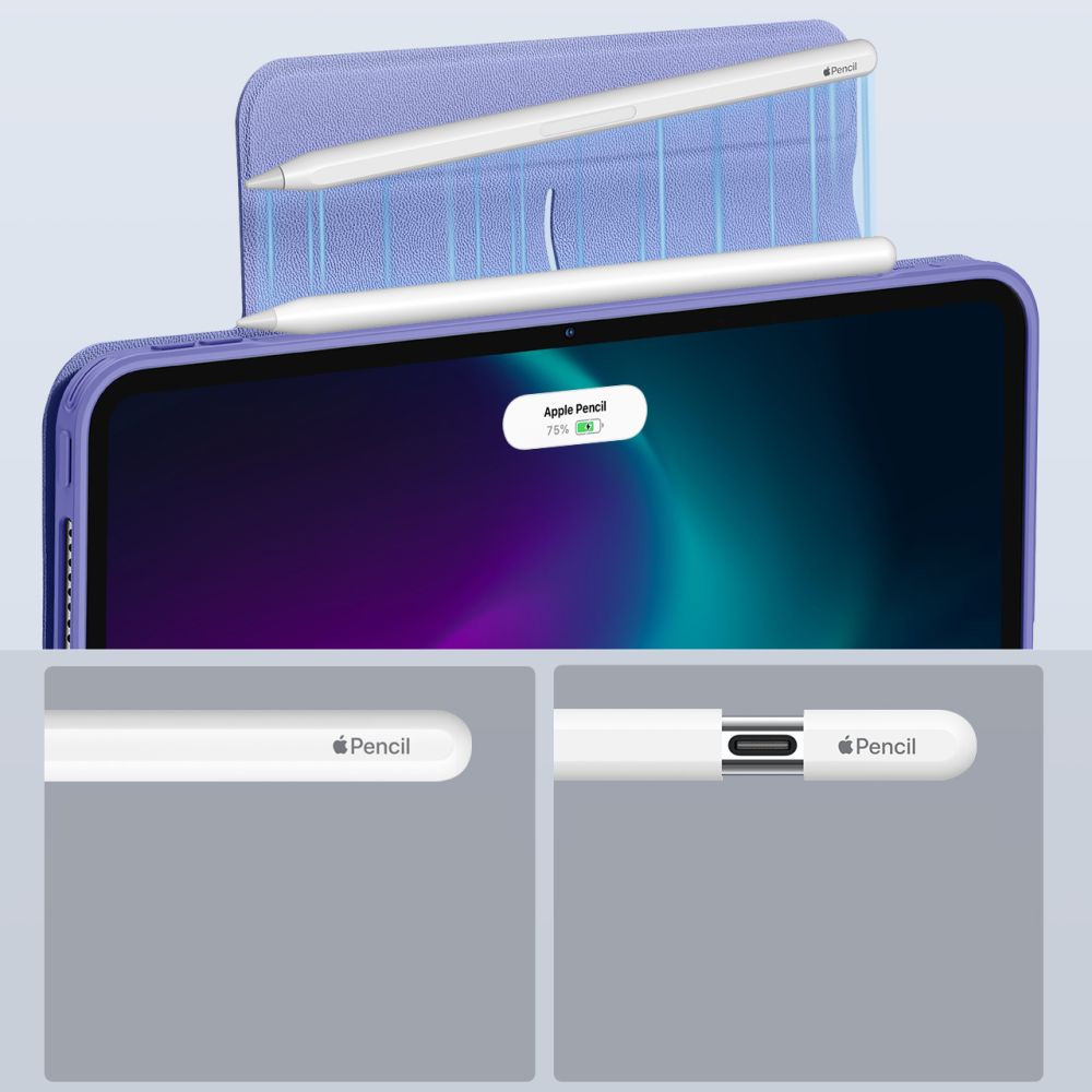 Étui pour Apple iPad Pro 13 (2024), ESR, Rebound Hybrid, Mauve