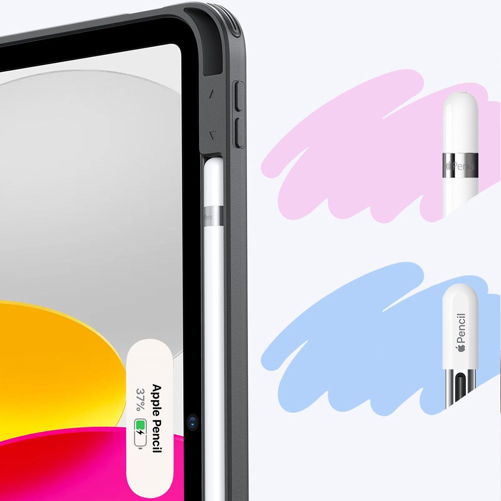 Coque pour Apple iPad Air 11 (2026) / iPad Air 11 (2025) / Air 11 (2024) / Air (2022) / Air (2020), ESR, Flip Hybrid, Noire