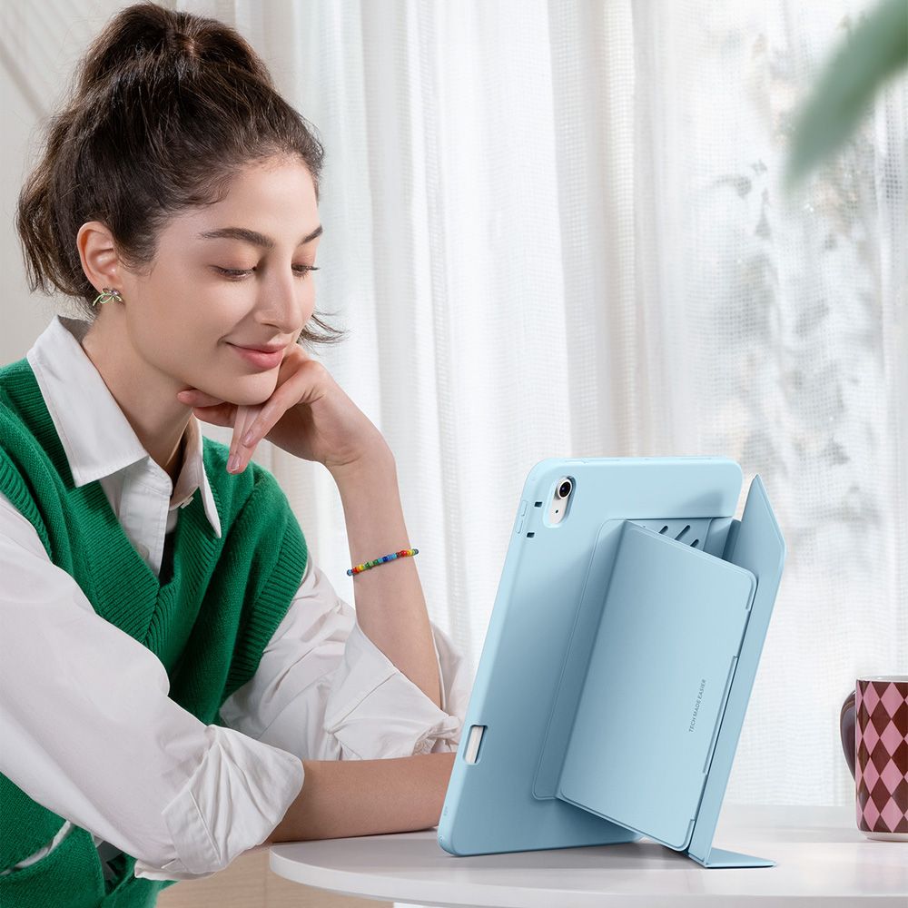 Coque pour Apple iPad Air 13 (2026) / Air 13 (2025) / Air 13 (2024), ESR, Flip Hybrid, Bleue
