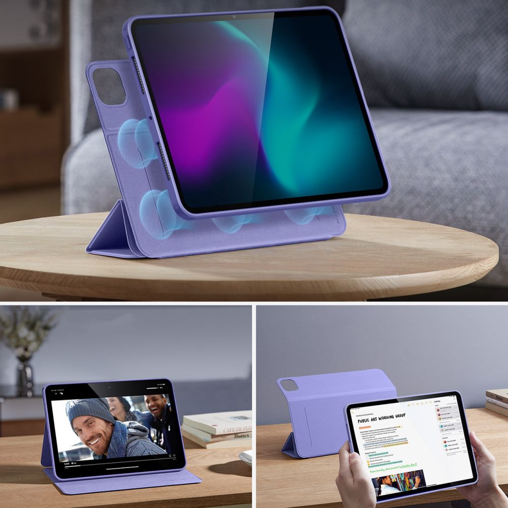 Étui pour Apple iPad Pro 13 (2024), ESR, Rebound Hybrid, Mauve