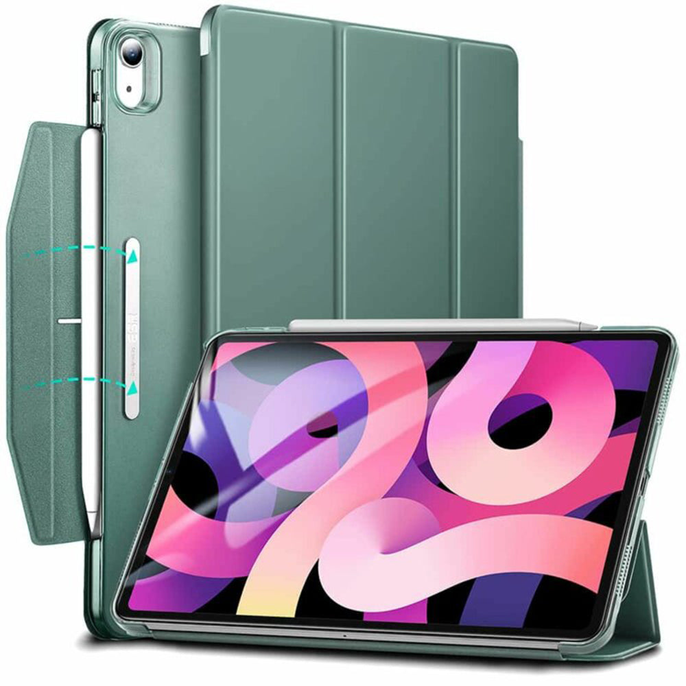 Coque pour Apple iPad Air 11 (2026) / iPad Air 11 (2025) / Air 11 (2024) / Air (2022) / Air (2020), ESR, Ascend Trifold, Vert Satiné