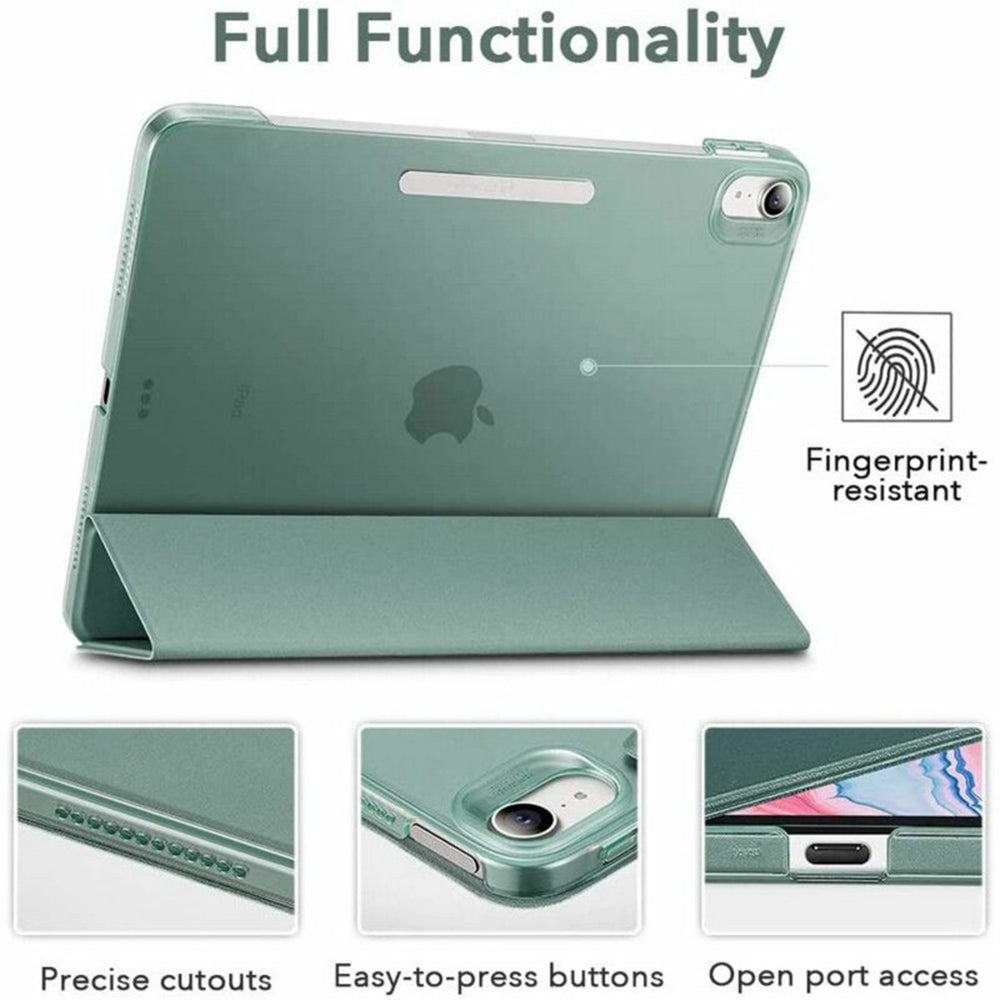 Coque pour Apple iPad Air 11 (2026) / iPad Air 11 (2025) / Air 11 (2024) / Air (2022) / Air (2020), ESR, Ascend Trifold, Vert Satiné