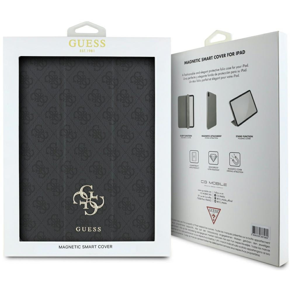 Housse pour Apple iPad Air 13 (2025) / Air 13 (2024), Guess, 4G Big Logo, Noire