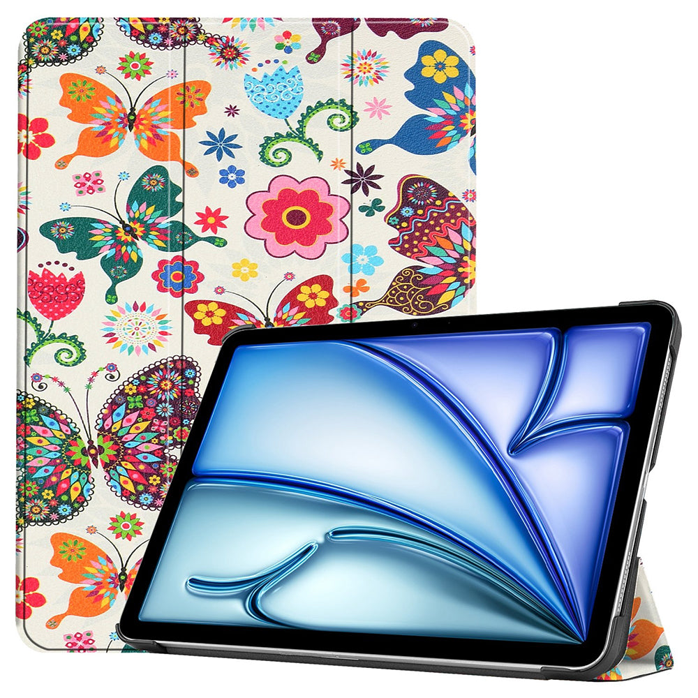 Coque pour Apple iPad Air 13 (2026) / Air 13 (2025) / Air 13 (2024), Techsuit, FoldPro Butterfly, Multicolore