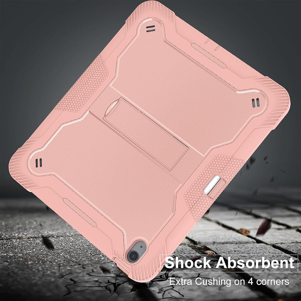 Coque pour Apple iPad Air 13 (2026) / Air 13 (2025) / Air 13 (2024), Techsuit, Rugged TabShell, Noire