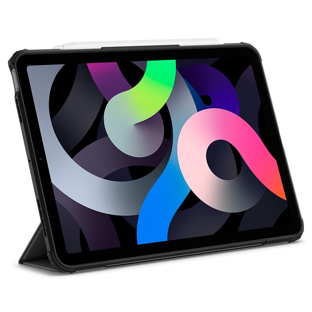 Étui pour Apple iPad Air (2022) / Air (2020), Spigen, Ultra Hybrid Pro, Noir