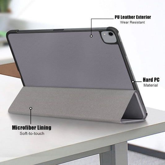 Coque pour Apple iPad Pro 11 (2022) / Pro 11 (2021) / Pro 11 (2020) / Pro 11 (2018), Techsuit, FoldPro, Noire