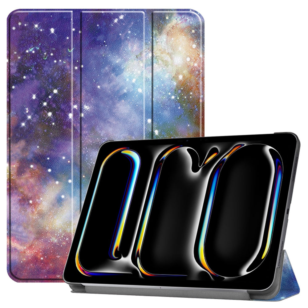 Coque pour Apple iPad Pro 11 (2024), Techsuit, FoldPro Galaxy, Multicolore