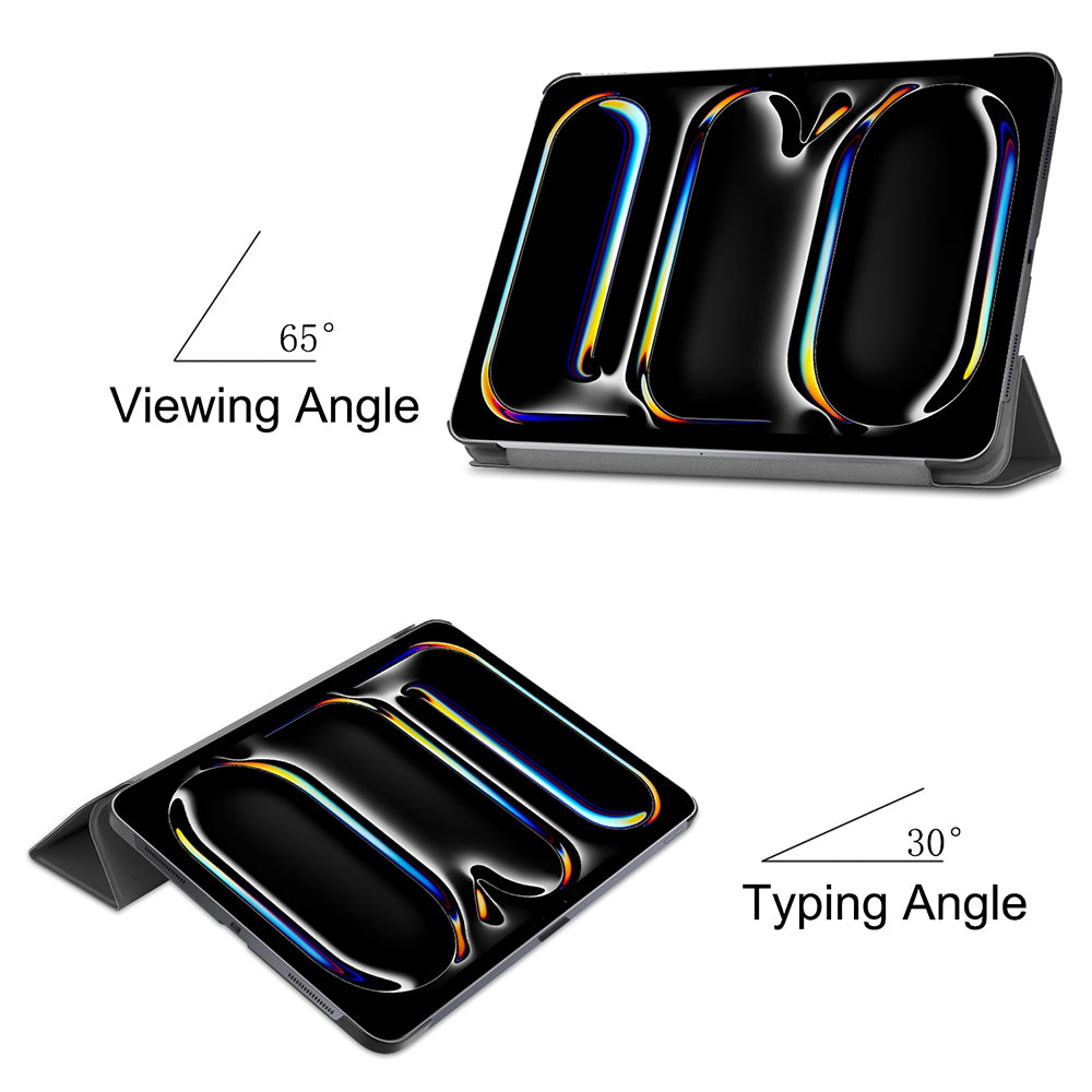 Coque pour Apple iPad Pro 11 (2024), Techsuit, FoldPro, Noire