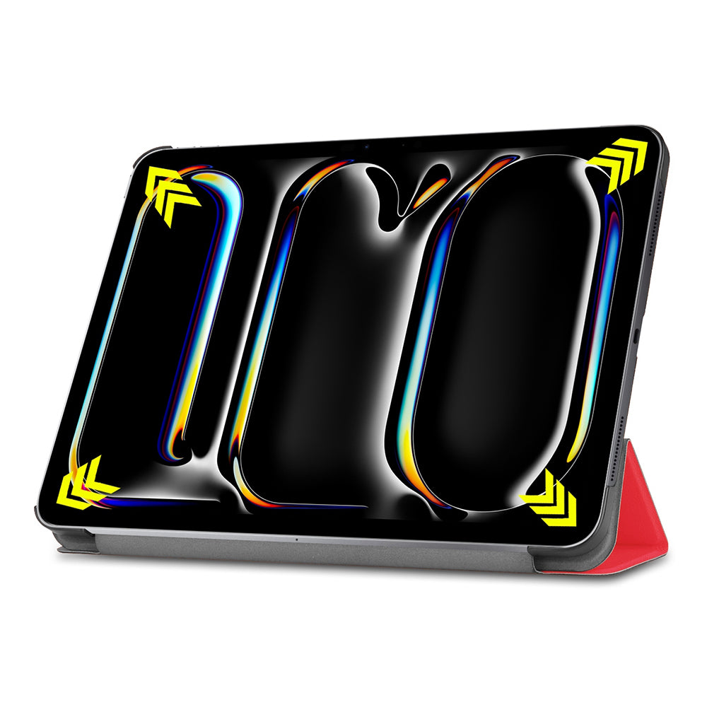 Coque pour Apple iPad Pro 11 (2024), Techsuit, FoldPro, Rouge