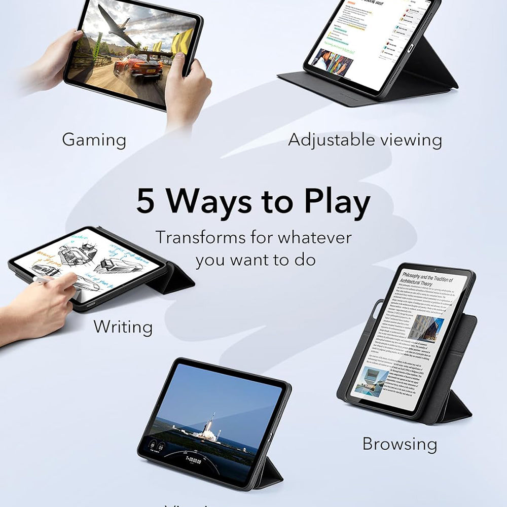 Étui pour Apple iPad Pro 13 (2024), ESR, Rebound Hybrid, Mauve