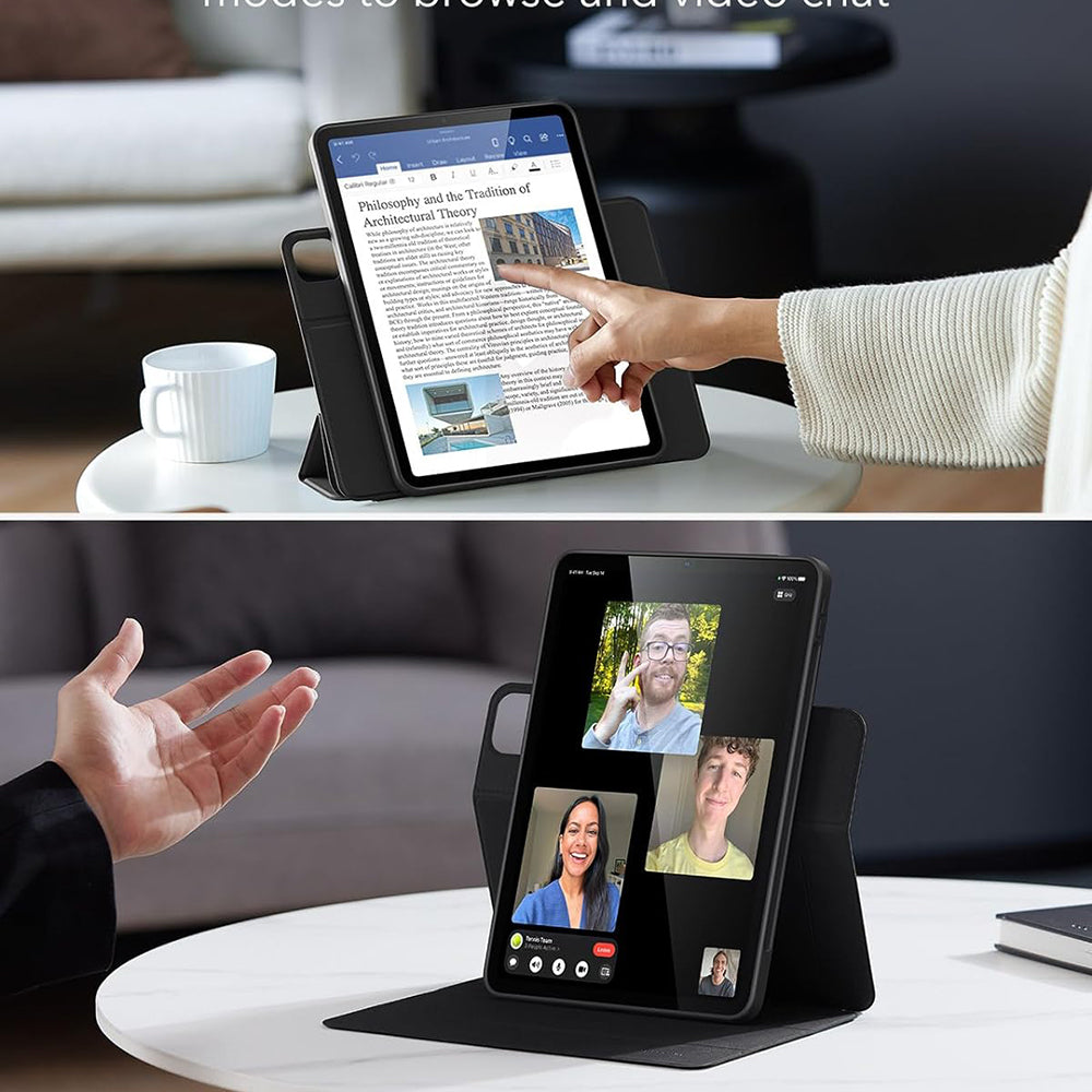 Étui pour Apple iPad Pro 13 (2024), ESR, Rebound Hybrid, Mauve