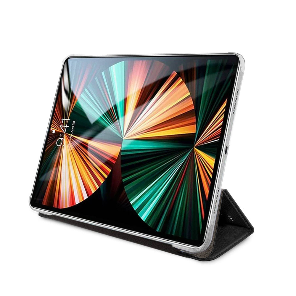 Étui pour Apple iPad Pro 13 (2024), Karl Lagerfeld, Saffiano Karl & Choupette, Noir.